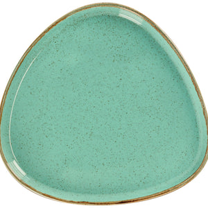 talerz płaski Sidina organiczny kształt z rantem; 20.7x19.5x2 cm (DxSxW); turkusowy; organiczny; 6 sztuka / opakowanie