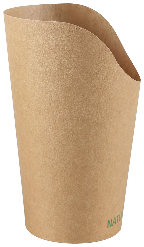 pudełko na wrapy Nature z papieru kraft; 400ml, 6x13.5 cm (ØxW); brązowy; 50 sztuka / opakowanie