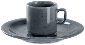spodek uniwersalny Alessia; 15.5 cm (Ø); szary; okrągły; 6 sztuka / opakowanie