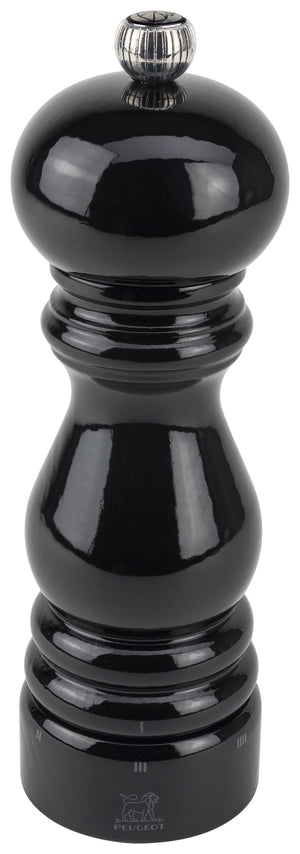 młynek do pieprzu Paris  czarny lakierowany; 18 cm (W); czarny