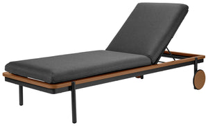 Sonnenliege Rivan; 202x75.5x33 cm (DxSxW); siedzisko antracyt