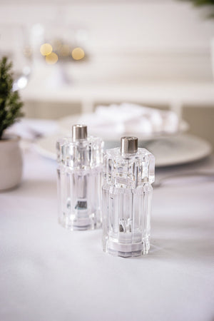 młynek do pieprzu Arlo; 5x11 cm (ØxW); transparentny