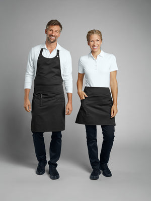 Latzschürze Belt 88x80 cm (LxB); 88x80 cm (DxS); czarny