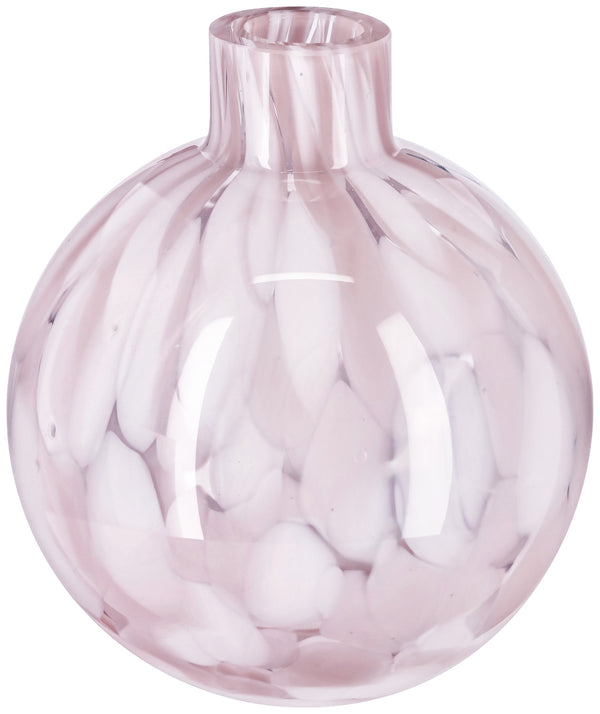 Vase Fria; 10x11.3 cm (ØxW); różowy/biały; 2 sztuka / opakowanie