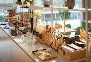 podstawowy pojemnik Esino średni GN 1/1; 61.9x38.6x16.9 cm (DxSxW); brązowy/czarny; prostokątny