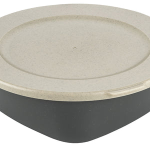 pojemnik do wielokrotnego użytku Connect Box; 1300ml, 21.3x20.7x7.1 cm (DxSxW); szary; okrągły; 2 sztuka / opakowanie