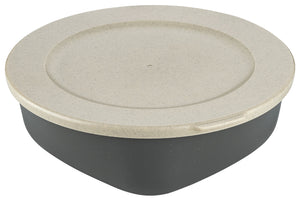 pojemnik do wielokrotnego użytku Connect Box; 1300ml, 21.3x20.7x7.1 cm (DxSxW); szary; okrągły; 2 sztuka / opakowanie