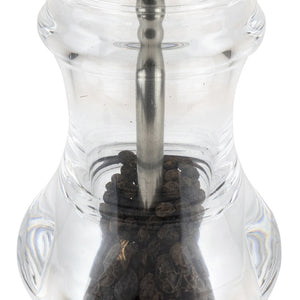 młynek do pieprzu Nancy; 18 cm (W); transparentny; 6 sztuka / opakowanie