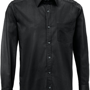 koszula męska Kim długi rękaw; Kleidergröße 39/40; czarny