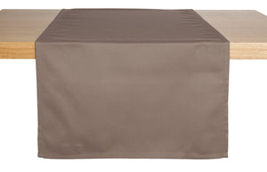bieżnik Oblia; 40x130 cm (SxD); kamiennoszary; prostokątny; 6 sztuka / opakowanie