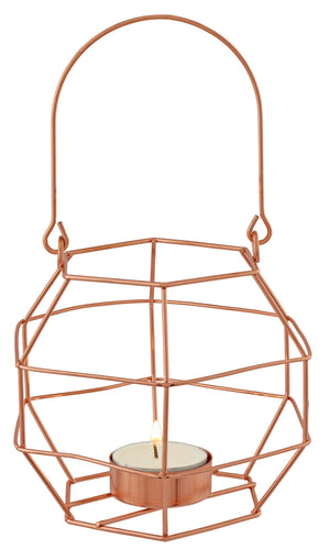 świeczka tealight Ebiko; 11.5x10 cm (ØxW); miedź