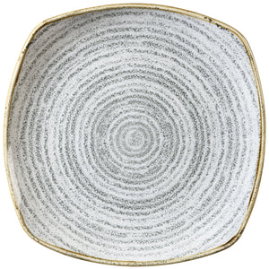 talerz Studio Prints Stone Grey kwadratowy; 25.2 cm (S); jasny szary/brązowy; kwadrat; 12 sztuka / opakowanie