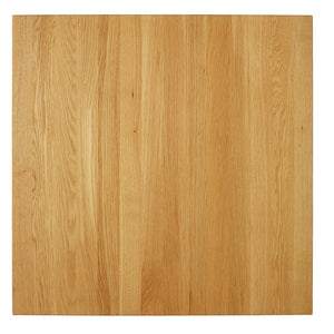 blat z drewna litego Kentucky lakierowany kwadratowy ; 60x60x3 cm (DxSxW); dąb/naturalny; kwadrat