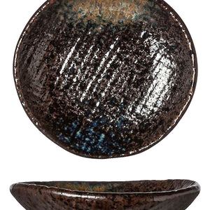 talerz płytki Black yoru; 8 cm (Ø); czarny/niebieski; organiczny; 12 sztuka / opakowanie