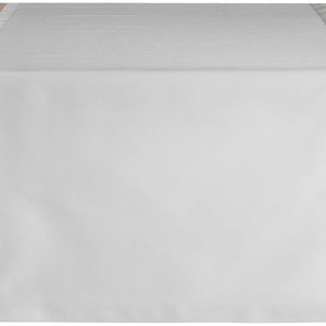 bieżnik Parla; 40x130 cm (SxD); biały; prostokątny