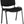ISO-Konferenzstuhl Stavio; 54x42x79.5 cm (SxGxW); czarny; 2 sztuka / opakowanie