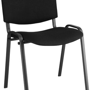 ISO-Konferenzstuhl Stavio; 54x42x79.5 cm (SxGxW); czarny; 2 sztuka / opakowanie