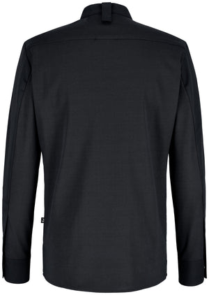 Herrenkochshirt Luca; Kleidergröße 52; czarny