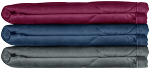 bieżnik łóżkowy Samara Diamond; 65x135 cm (SxD); ciemny niebieski; prostokątny