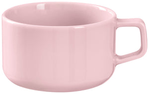 Milchkaffee-Obertasse Alegria; 330ml, 9.9x6.4 cm (ØxW); różowy; okrągły; 6 sztuka / opakowanie