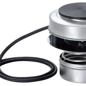 grzałka elektryczna; 13.5x14.5 cm (ØxW); srebro