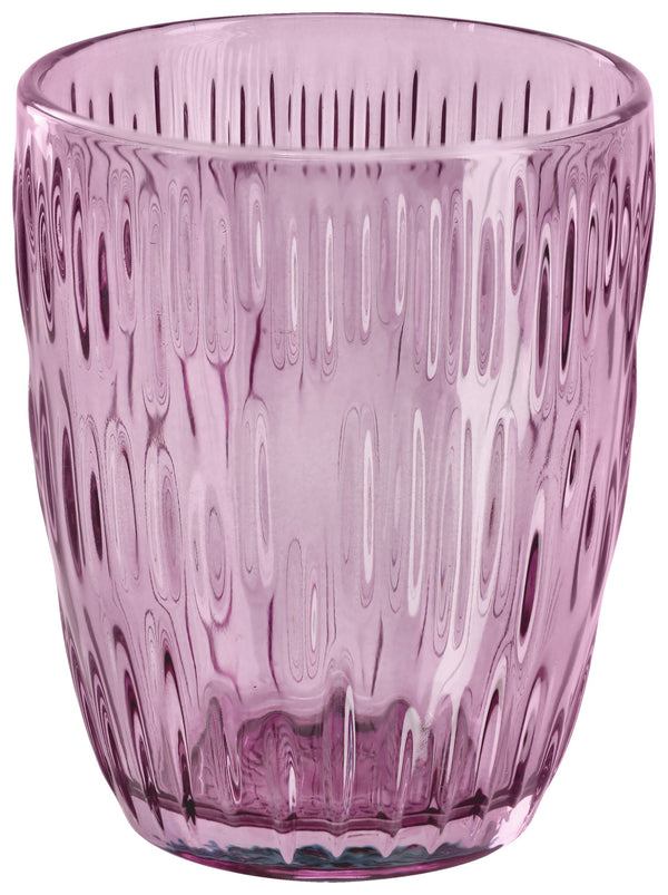Universalglas Kalea; 280ml, 8x9.8 cm (ØxW); fioletowy; 6 sztuka / opakowanie