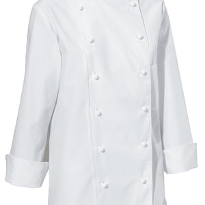 bluza kucharska damska Aila bawełniana długi rękaw; Kleidergröße 50; biały