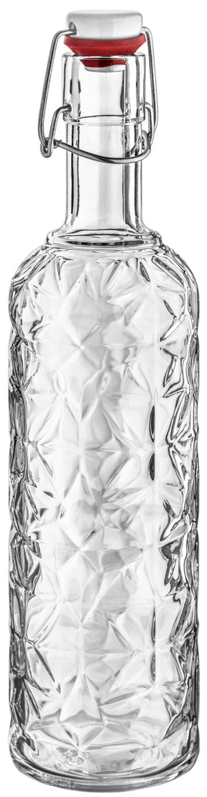 butelka z zamknięciem pałąkowym Oriente; 1050ml, 8.5x32 cm (ØxW); transparentny; 6 sztuka / opakowanie