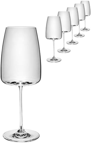kieliszek do wina białego Lotta ze znacznikiem pojemności; 420ml, 5.6x22 cm (ØxW); transparentny; 0.1 l Füllstrich, 6 sztuka / opakowanie