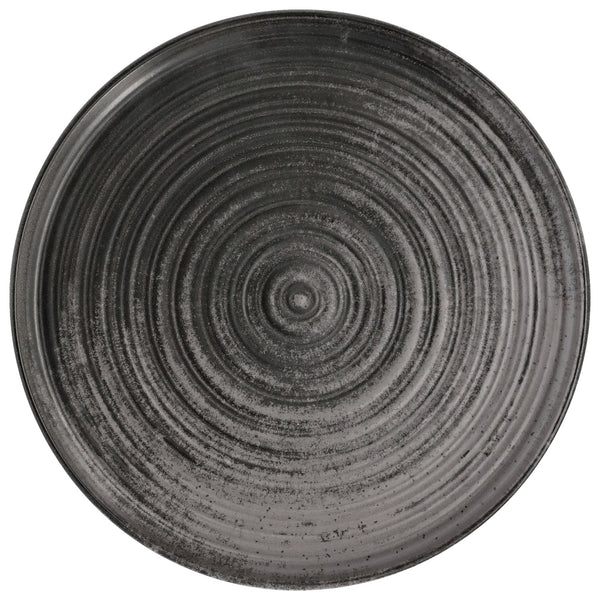 talerz płaski z rantem Etana; 21x1 cm (ØxW); szary; okrągły; 6 sztuka / opakowanie