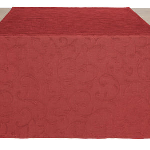 bieżnik Biella; 40x130 cm (SxD); burgund; prostokątny