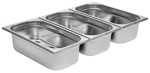 pojemnik GN Premium  1/3; Größe GN 1/3, 5500ml, 32.5x17.6x15 cm (DxSxG); srebro