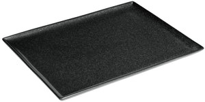 półmisek Masca prostokątny; 27x21x2 cm (DxSxW); czarny; prostokątny; 6 sztuka / opakowanie