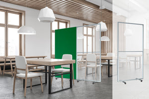 ścianka higieniczna Malo; 95x48x201 cm (SxGxW); srebro