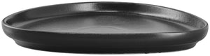 talerz płaski Masca organisch mit Rand; 27.2x26x2.5 cm (DxSxW); czarny; organiczny; 6 sztuka / opakowanie