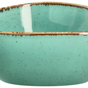 miska Sidina stożkowa; 400ml, 13.8x12.6x5.5 cm (DxSxW); turkusowy; organiczny; 6 sztuka / opakowanie