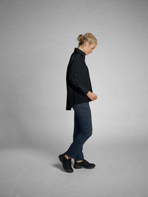 Bluse Langarm Beatris Comfort Fit; Kleidergröße XL; czarny