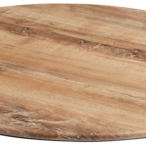 blat Finando okrągły; 80 cm (Ø); wiśnia antyk; okrągły