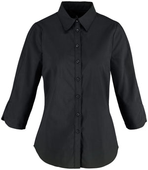 Bluse Dreiviertelarm Porter Regular Fit; Kleidergröße 40; czarny