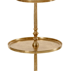 etażerka Gloria; 45x86.5 cm (ØxW); złoto