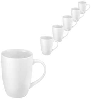 kubek porcelanowy  Cui; 300ml, 8.3x10.3 cm (ØxW); biały; okrągły; 6 sztuka / opakowanie