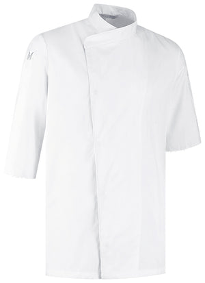 Herrenkochjacke Bastien; Kleidergröße M; biały