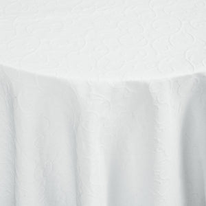 obrus Biella okrągły; 170 cm (Ø); biały; okrągły