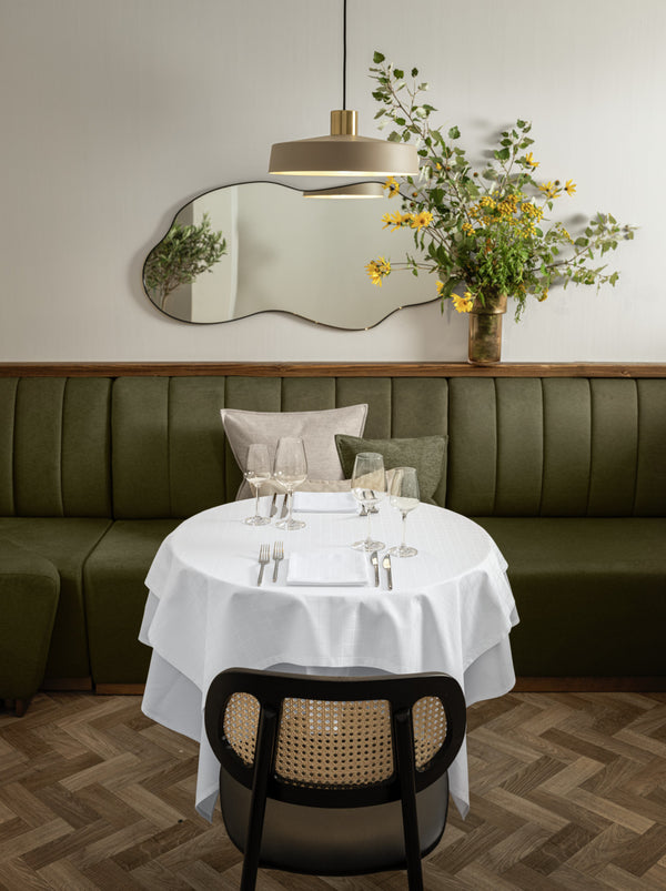 Serviette Avella; 50x50 cm (SxD); biały; 6 sztuka / opakowanie