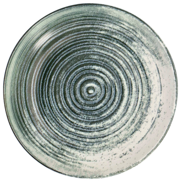 talerz głęboki Etana; 400ml, 17x4 cm (ØxW); biały/antracyt; okrągły; 6 sztuka / opakowanie