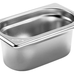 pojemnik GN Basic 45170; Größe GN 1/9, 600ml, 17.6x10.8x6.5 cm (DxSxG); srebro