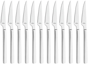 Steak und Pizzamesser  Taranto; 21.5 cm (D); srebro