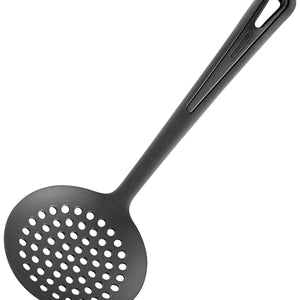 łyżka cedzakowa Gentle; 32.2x11.8 cm (DxS); czarny