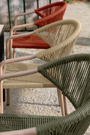 Outdoor-Stuhl Arion; 50x43x85 cm (SxGxW); siedzisko beżowy