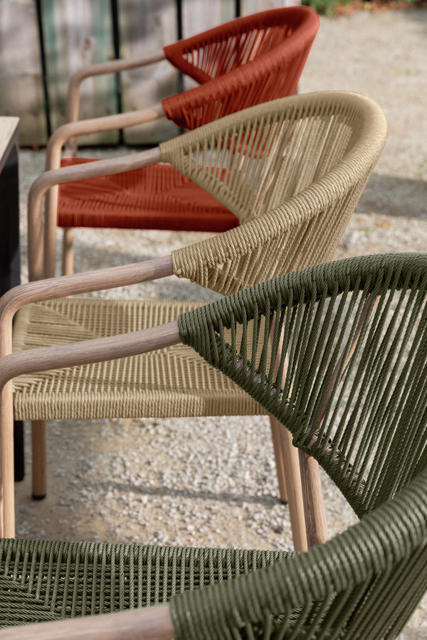 Outdoor-Stuhl Arion; 50x43x85 cm (SxGxW); siedzisko beżowy